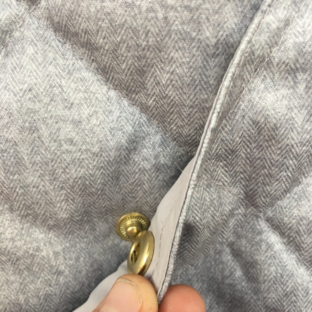 J. Crew Factory Textured Quilted Puffer Vest XXS - Picture 6 of 8